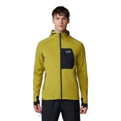 Bluza z kapturem z pełnym zamkiem błyskawicznym Mountain Hardwear Polartec® Powe. Zielone bluzy z kapturem męskie MOUNTAIN HARDWEAR, l, z polaru. Za 839.50 zł.