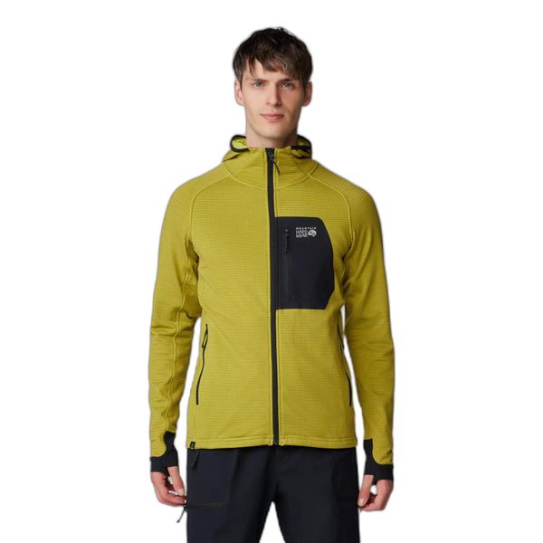 Bluza z kapturem z pełnym zamkiem błyskawicznym Mountain Hardwear Polartec® Powe. Zielone bluzy z kapturem męskie MOUNTAIN HARDWEAR, l, z polaru. Za 802.50 zł.