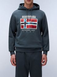 Napapijri Bluza w kolorze zielonym rozmiar: S. Zielone bluzy z kapturem męskie Napapijri, s. Za 131.74 zł.