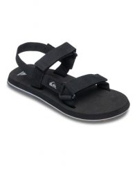 Sandały dla Mężczyzn MONKEY CAGED Czarny. Czarne sandały męskie Quiksilver, z gumy, bez zapięcia. Za 189.99 zł.