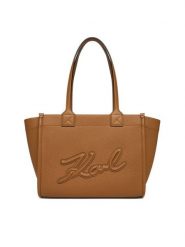 KARL LAGERFELD Torebka A4W30258 Brązowy. Brązowe torebki klasyczne damskie Karl Lagerfeld, bez wzorów, ze skóry, bez dodatków. Za 799.99 zł.