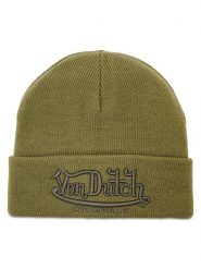 Von Dutch Czapka Flint 7050115 Khaki. Brązowe czapki zimowe damskie Von Dutch, z materiału. Za 119.99 zł.