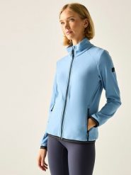 Regatta Kurtka polarowa "Bayhill" w kolorze błękitnym rozmiar: 38. Niebieskie kurtki damskie Regatta, bez wzorów, z polaru, bez kaptura. Za 141.19 zł.