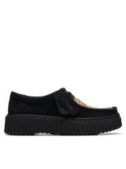 Clarks Półbuty Torhill Bee 26181189 Brązowy. Brązowe półbuty damskie Clarks, bez wzorów, ze skóry, bez obcasa, na płaskiej podeszwie. Za 409.99 zł.