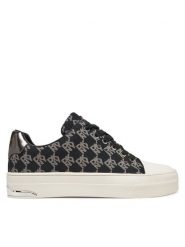 DKNY Trampki York Lace UP Sneak K2533982 Czarny. Czarne trampki i tenisówki damskie DKNY, bez wzorów, z materiału. Za 309.99 zł.