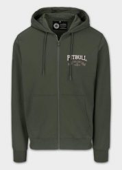 Bluza męska Pitbull rozpinana z kapturem TROUBLEMAKER. Zielone bluzy z kapturem męskie PITBULL, m, z bawełny. Za 199.99 zł.