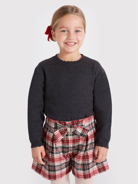 Mayoral Sweter 4301 Granatowy Regular Fit. Niebieskie swetry dziewczęce Mayoral, bez wzorów, z syntetyku, bez kołnierzyka. Za 79.99 zł.