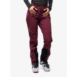 Spodnie softshell damskie Vaude Larice Pants IV. Czerwone spodnie dresowe damskie Vaude, bez wzorów, z softshellu, sportowe. Za 518.99 zł.