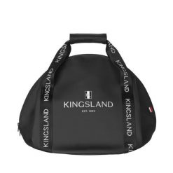 Torba na kask jeździecki Kingsland Classic. Czarne torebki klasyczne damskie KINGSLAND, bez wzorów, z materiału, bez dodatków. Za 282.00 zł.