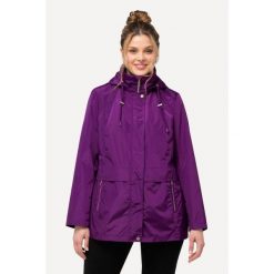 Damskie Kurtka przeciwwiatrowa HYPRAR hydrofobowa kaptur. Fioletowe kurtki damskie Ulla Popken, plus size, bez wzorów, z materiału, bez kaptura. W wyprzedaży za 383.99 zł.