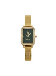 U.S. Polo Assn. Zegarek Odette USP8391GR Złoty. Żółte, analogowe zegarki damskie U.S. Polo Assn., złote. Za 429.99 zł.