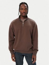 HUGO Bluza Durty244 50525881 Brązowy ciemny Relaxed Fit. Brązowe bluzy bez kaptura męskie Hugo, l, z bawełny. Za 449.99 zł.