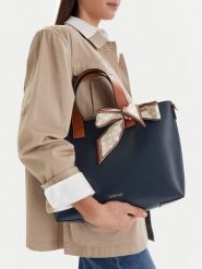 Lasocki Torebka CEO-LSK-K-038-06 Granatowy. Niebieskie torebki klasyczne damskie Lasocki, bez wzorów, z materiału, bez dodatków. Za 199.99 zł.