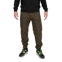 Spodnie cargo Fox Collection LW. Zielone spodnie materiałowe męskie FOX, bez wzorów, z bawełny. Za 291.00 zł.