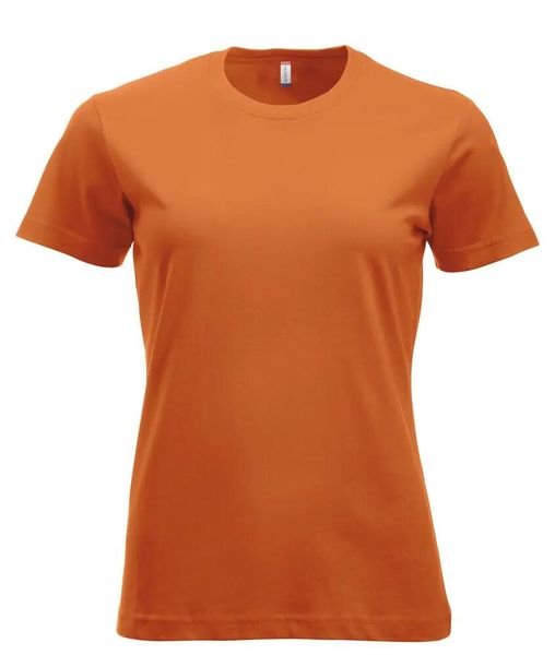 Clique New Classic-T Women T-shirt z ringspun bawełny, współczesny krój. Brązowe t-shirty damskie CLIQUE, m, bez wzorów, z bawełny, bez kołnierzyka. Za 104.80 zł.