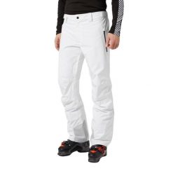 Spodnie narciarskie ocieplane Helly Hansen Legendary. Białe spodnie materiałowe męskie Helly Hansen, bez wzorów, sportowe. Za 841.50 zł.