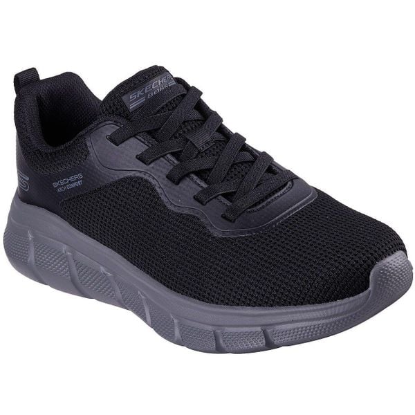 Buty sportowe męskie Skechers Bobs B Flex arch Comfort Edge. Czarne buty fitness męskie Skechers, na fitness i siłownię. Za 490.00 zł.