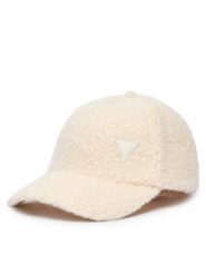 Guess Czapka z daszkiem V6YZ06 W3269 Kremowy. Białe czapki z daszkiem damskie Guess, z aplikacjami, z poliesteru. Za 174.99 zł.