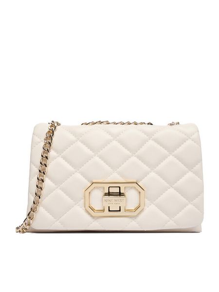 Nine West Torebka CEO-Siena-LDA8700 Biały. Białe torebki wieczorowe Nine West, bez wzorów, z materiału, wizytowe, bez kołnierzyka, bez ramiączek. Za 169.99 zł.