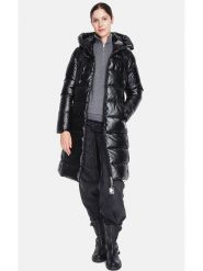 ASSUILI Płaszcz pikowany w kolorze czarnym rozmiar: 36. Czarne płaszcze damskie Assuili, bez wzorów, klasyczne. Za 352.43 zł.