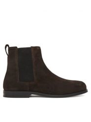 Calvin Klein Sztyblety Ess Rubber Chelsea Su HM0HM02055 Brązowy. Brązowe sztyblety męskie CALVIN KLEIN, ze skóry, bez zapięcia. Za 699.99 zł.