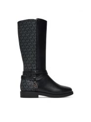 MICHAEL Michael Kors Kozaki MK02657002 Czarny. Czarne kozaki dziewczęce MICHAEL Michael Kors, bez wzorów, ze skóry, bez obcasa. Za 459.99 zł.