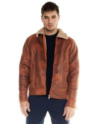 Męska kurtka typu sherpa Leone Shades. Żółte kurtki męskie LEONE 1947 APPAREL, l, bez wzorów, z materiału, sportowe, z kapturem. Za 273.61 zł.