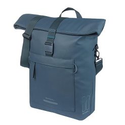 Torba rowerowa Brooklyn MIK Hooks, niebieska. Niebieskie torby męskie na ramię BASIL, bez wzorów, na ramię. Za 421.95 zł.