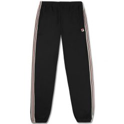 Spodnie dresowe Fila Biella Regular. Czarne spodnie dresowe męskie Fila, bez wzorów, z dresówki. Za 349.60 zł.