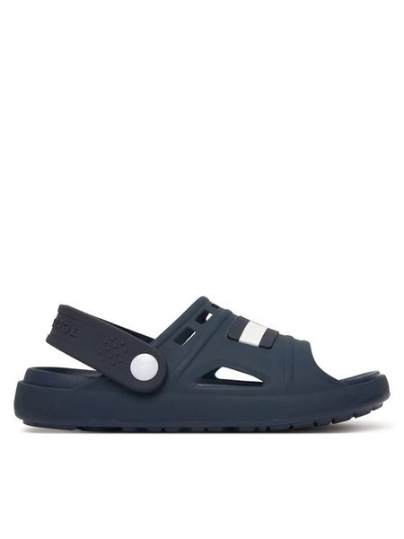 Tommy Hilfiger Sandały Comfy Sandal T3XF-34401-0083 S Granatowy. Niebieskie sandały chłopięce Tommy Hilfiger, z syntetyku, bez zapięcia. Za 209.99 zł.
