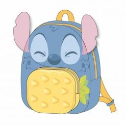 Plecak szkolny Stitch Wielokolorowy. Niebieskie plecaki męskie Disney, bez wzorów. Za 69.45 zł.