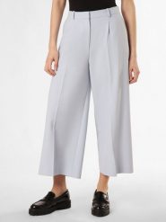 HUGO Spodnie - Halissa Kobiety niebieski, 40. Niebieskie spodnie materiałowe damskie Hugo, bez wzorów, eleganckie. Za 479.95 zł.