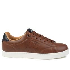 Buty męskie sportowe do chodzenia Wrangler BENNET MEN LOW. Brązowe buty sportowe na co dzień męskie Wrangler, z gumy, bez zapięcia, trekkingowe. Za 199.00 zł.
