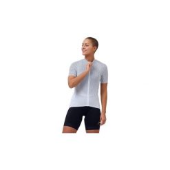 Koszulka rowerowa damska Odlo Stand-up collar ZEROWEIGHT rozpinana. Białe topy sportowe damskie Odlo, l, bez wzorów, bez ramiączek. Za 434.60 zł.
