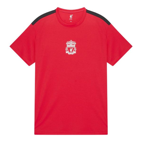Koszulka Piłkarska męska Liverpool. Czerwone t-shirty sportowe męskie LIVERPOOL FC, l, bez ramiączek, do piłki nożnej. Za 199.99 zł.
