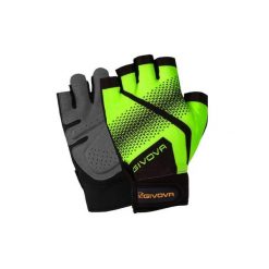 Rękawiczki treningowe Givova Gym Fluo żółto-czarne. Czarne rękawiczki damskie Givova, bez wzorów, z materiału. Za 64.06 zł.