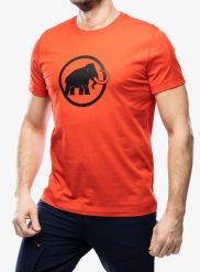 Koszulka bawełniana męska Mammut Core T-Shirt Classic. Czerwone t-shirty męskie Mammut, l, bez wzorów, z bawełny, bez kołnierzyka. Za 201.65 zł.