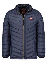 ANAPURNA Kurtka pikowana "Carlitana" w kolorze granatowym rozmiar: L. Niebieskie kurtki męskie ANAPURNA, l, bez wzorów, bez kaptura. Za 160.96 zł.