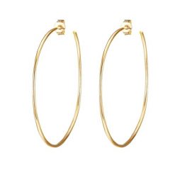 Glanzstücke München Srebrne kolczyki kreole srebro wysokiej próby różowe złoto Kolczyki koła 1 ct Damski. Czerwone kolczyki damskie Glanzstücke München, pozłacane. Za 219.99 zł.