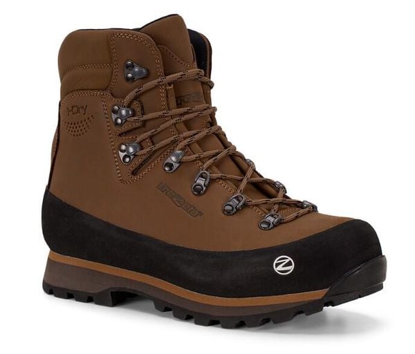 Buty trekkingowe Trezeta Top Evo H-Dry. Brązowe buty trekkingowe męskie Trezeta, z materiału, bez zapięcia, do biegania. Za 941.05 zł.