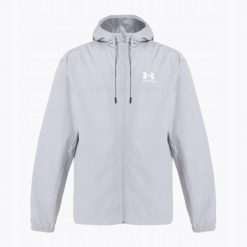 Kurtka Męska Wiatrówka Under Armour UA Warmup Tops. Szare kurtki treningowe męskie Under Armour, m, bez wzorów, do biegania. Za 249.99 zł.