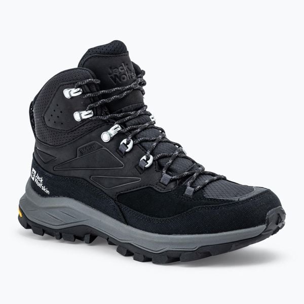 Buty trekkingowe męskie Jack Wolfskin Cyrox Texapore Mid. Brązowe buty trekkingowe męskie Jack Wolfskin, z materiału, bez zapięcia. Za 619.99 zł.
