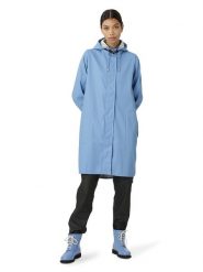 Ilse Jacobsen Płaszcz przeciwdeszczowy w kolorze błękitnym rozmiar: 38. Niebieskie kurtki przeciwdeszczowe damskie Ilse Jacobsen, bez wzorów, sportowe. Za 217.99 zł.