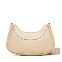 Torebka Armani Exchange. Brązowe listonoszki damskie Armani Exchange, bez wzorów, bez dodatków. Za 569.99 zł.