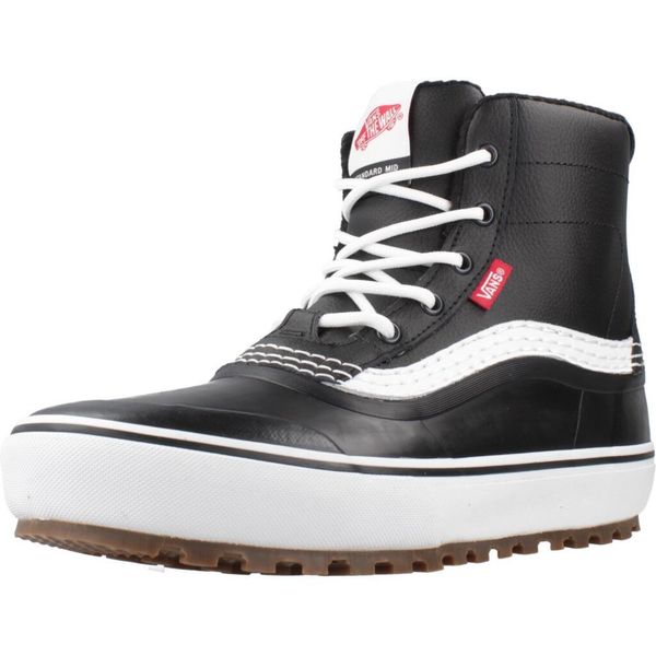 Buty VANS MTE STANDARD MID WATERPROOF Czarny. Czarne buty trekkingowe męskie Vans, ze skóry, bez zapięcia, trekkingowe. Za 739.45 zł.