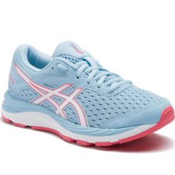 Buty ASICS - Gel-Cumulus 20 Gs 1014A003 Skylight/White 402. Niebieskie buty sportowe na co dzień damskie Asics, do biegania. W wyprzedaży za 189.00 zł.