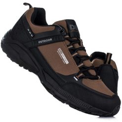 Buty męskie trekkingowe Softshell DK PREDATOR. Brązowe buty trekkingowe męskie DK, z softshellu, bez zapięcia, trekkingowe. Za 169.00 zł.