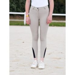 Damskie spodnie do jazdy konnej Le Sabotier Athenais. Brązowe spodnie materiałowe damskie LE SABOTIER, bez wzorów, sportowe. W wyprzedaży za 576.50 zł.