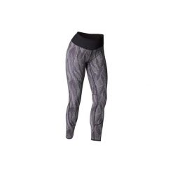 Legginsy dwustronne do dynamicznej jogi. Czarne legginsy damskie DOMYOS, l, bez wzorów, z elastanu. Za 129.99 zł.