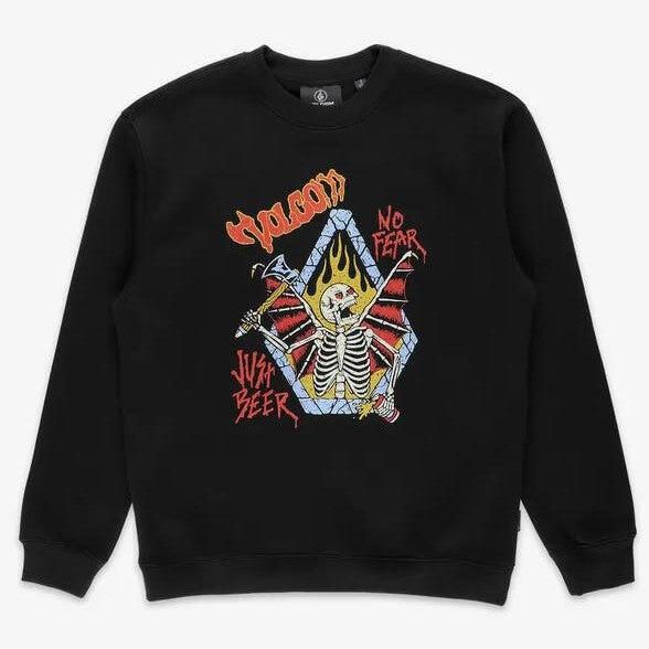 Bluza Volcom Single Stone Po Szara. Szare bluzy bez kaptura męskie Volcom, s. Za 338.36 zł.